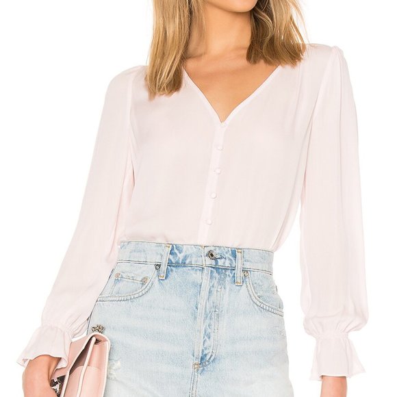 ✨HOST PICK✨ Joie Bolona Silk Blouse - Rosewater - Picture 3 of 9